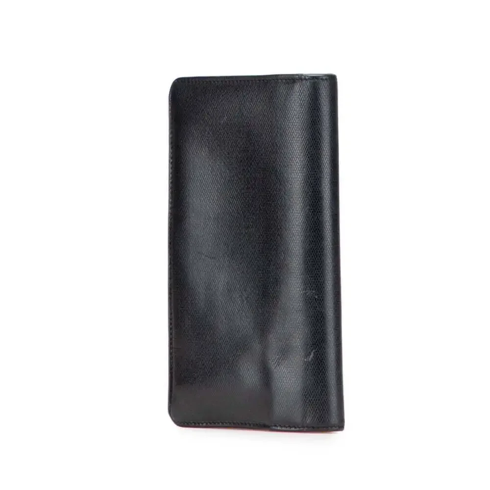 CHANEL Authentic Black Leather Wallet